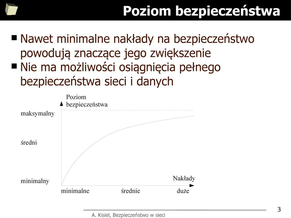 możliwości osiągnięcia pełnego bezpieczeństwa sieci i danych