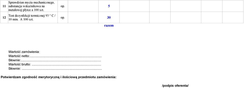 5 metalowej płytce a 100 szt.