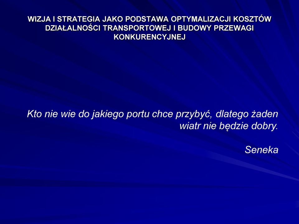 do jakiego portu chce przybyć,