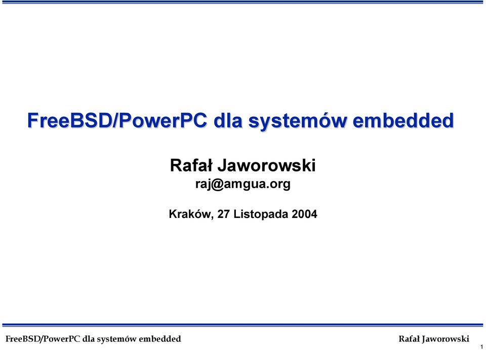 Kraków, 27