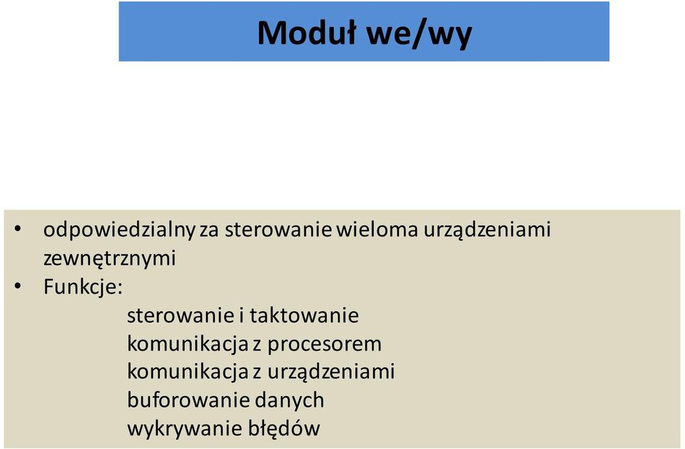 taktowanie komunikacja z procesorem komunikacja