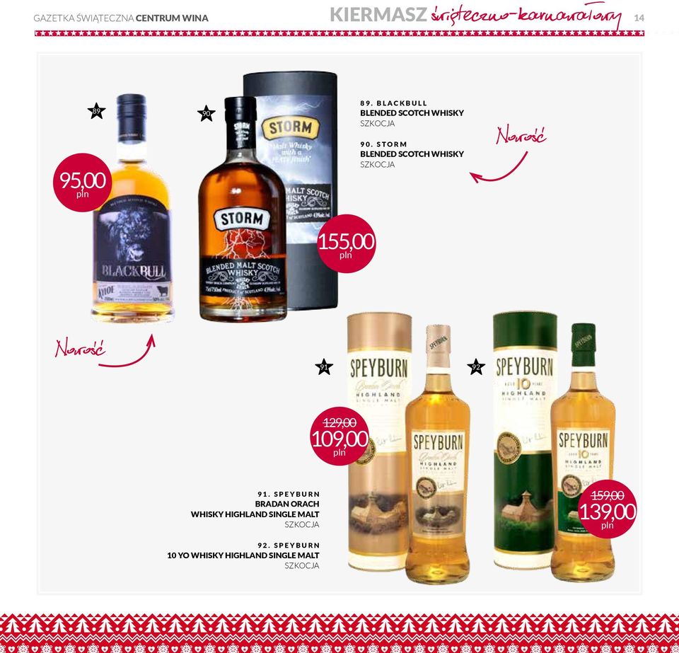 STORM BLENDED SCOTCH WHISKY SZKOCJA Nowość 155,00 Nowość 91 92 129,00 109,00 91.