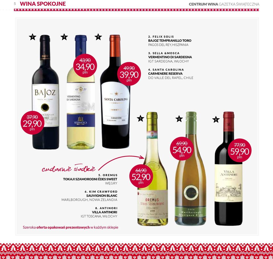 SELLA &MOSCA VERMENTINO DI SARDEGNA IGT SARDEGNA, WŁOCHY 4.