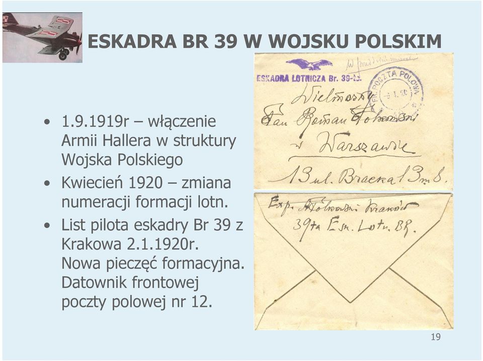 1919r włączenie Armii Hallera w struktury Wojska Polskiego