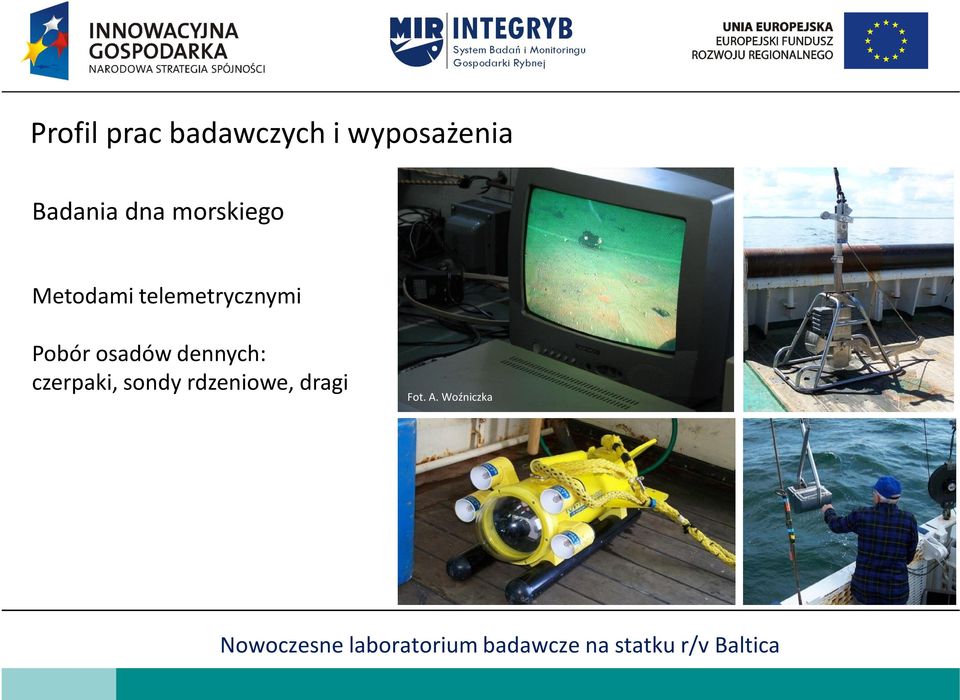 telemetrycznymi Pobór osadów dennych: