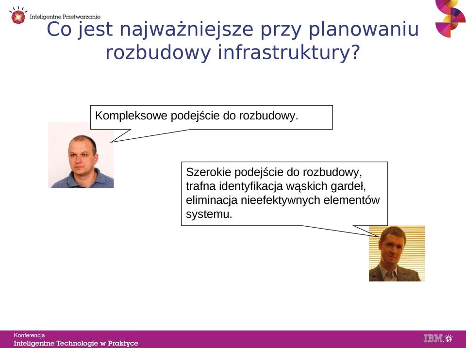 Szerokie podejście do rozbudowy, trafna identyfikacja