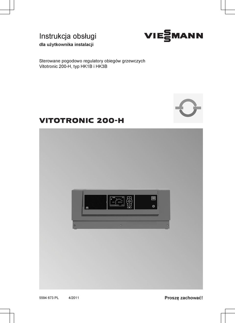regulatory obiegów grzewczych Vitotronic