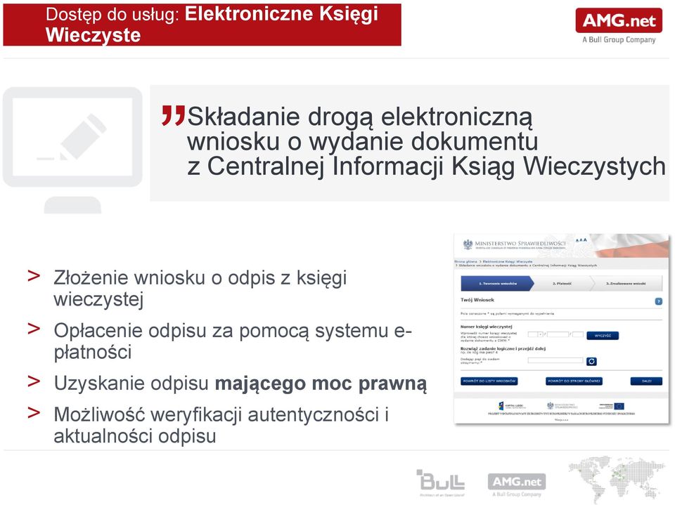 odpis z księgi wieczystej > Opłacenie odpisu za pomocą systemu e- płatności >
