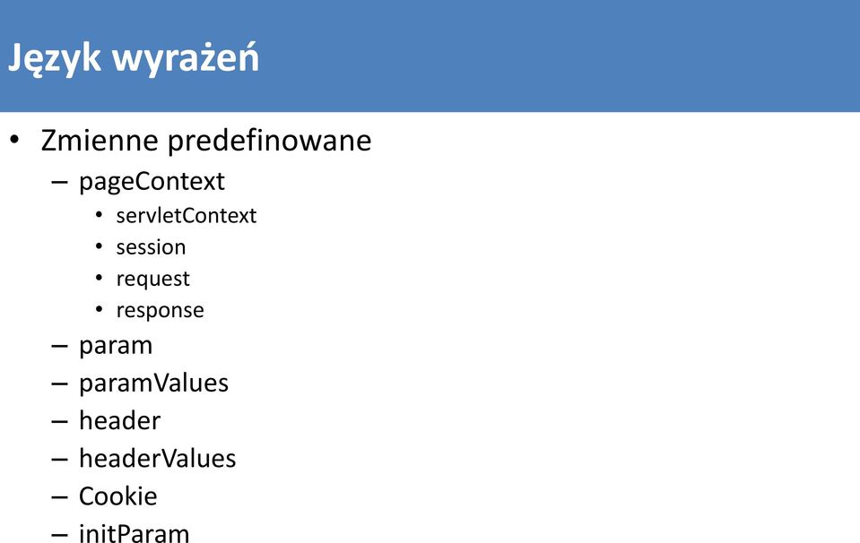 request response param paramvalues