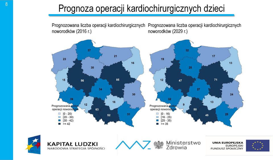 kardiochirurgicznych noworodków (2016 r.