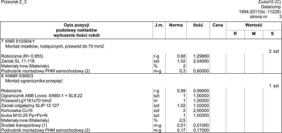 1,29880 Zacisk SL 11.