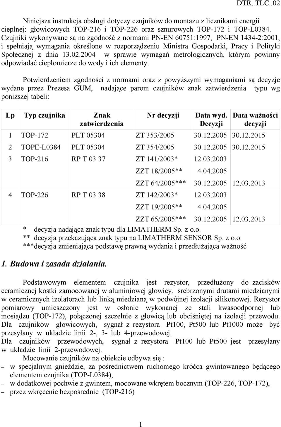 2004 w sprawie wymagań metrologicznych, którym powinny odpowiadać ciepłomierze do wody i ich elementy.