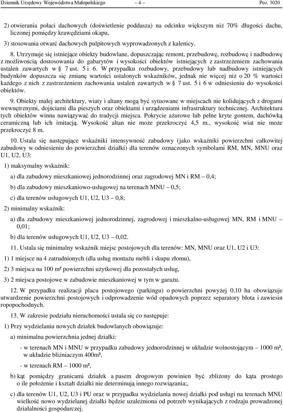 z kalenicy. 8.