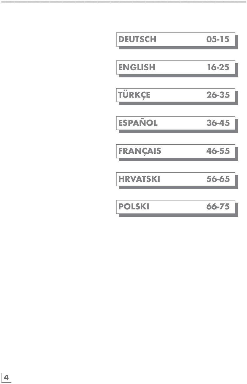 ESPAÑOL 36-45 FRANÇAIS