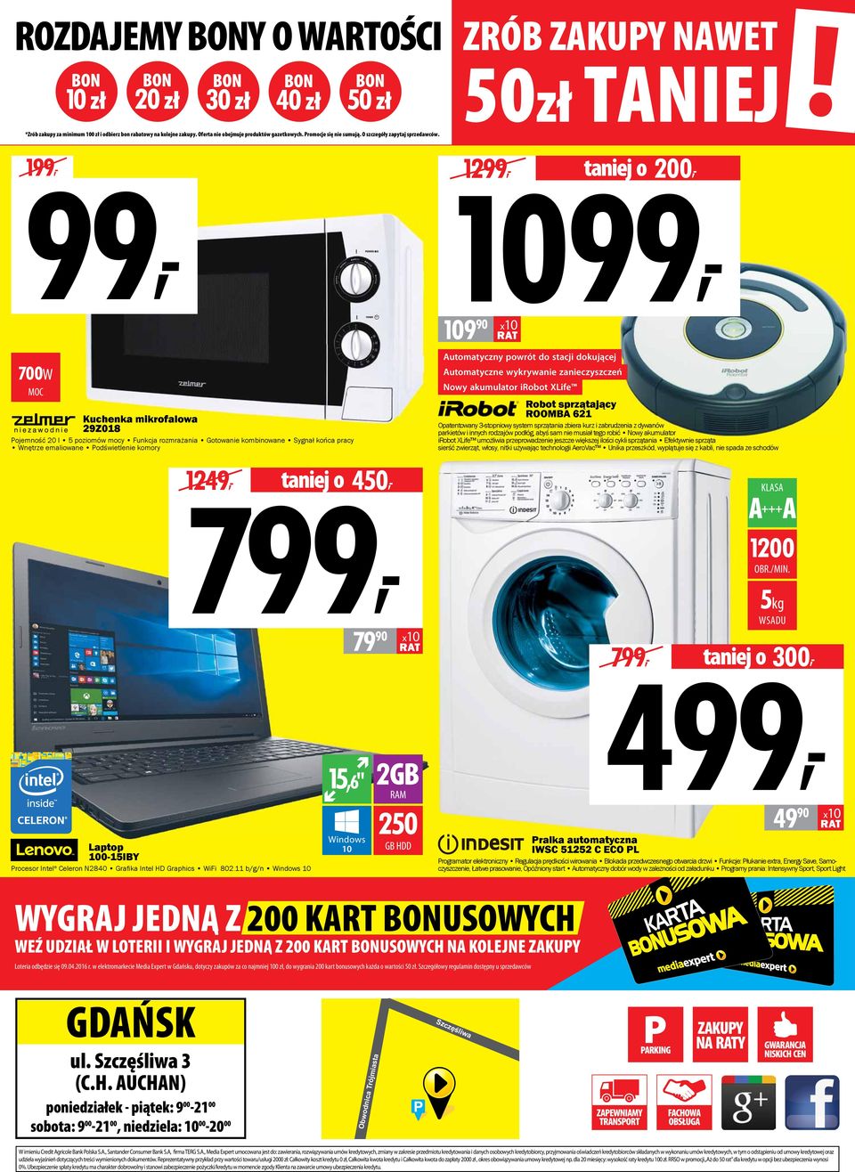 1, 10, 12, taniej o 200, 700W Kuchenka mikrofalowa 29Z018 Pojemność 20 l 5 poziomów mocy Funkcja rozmrażania Gotowanie kombinowane Sygnał końca pracy Wnętrze emaliowane Podświetlenie komory 1249, 7,