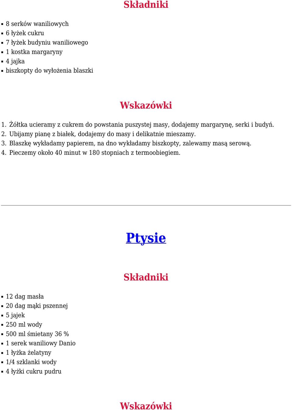 Ubijamy pianę z białek, dodajemy do masy i delikatnie mieszamy. Blaszkę wykładamy papierem, na dno wykładamy biszkopty, zalewamy masą serową.