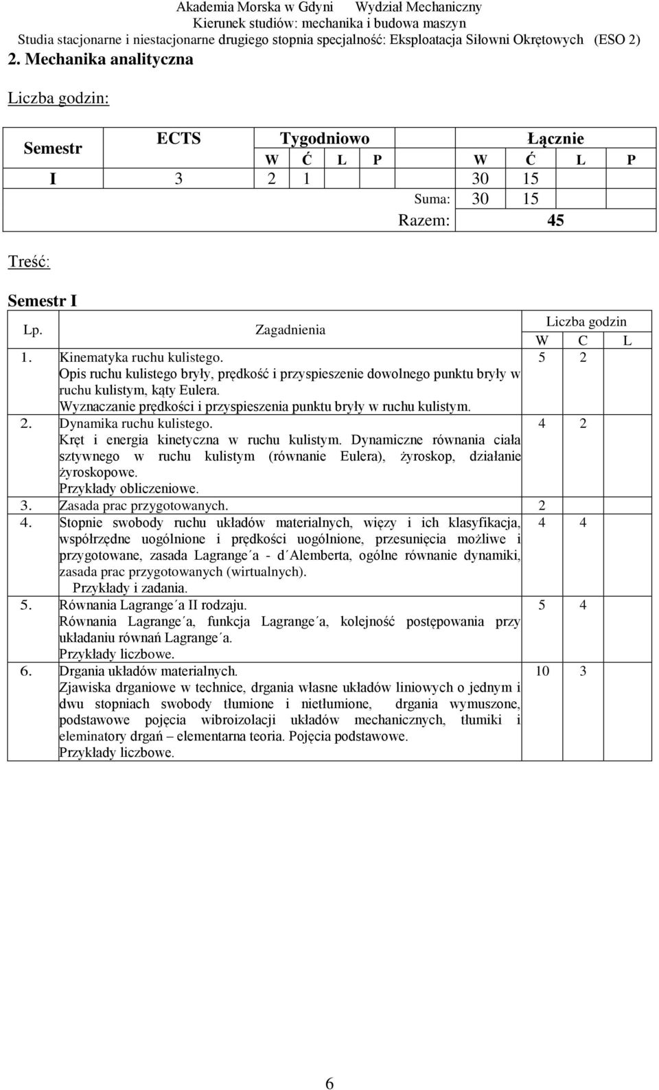 Opis ruchu kulistego bryły, prędkość i przyspieszenie dowolnego punktu bryły w ruchu kulistym, kąty Eulera. Wyznaczanie prędkości i przyspieszenia punktu bryły w ruchu kulistym.