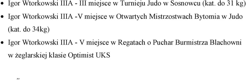 Bytomia w Judo (kat.