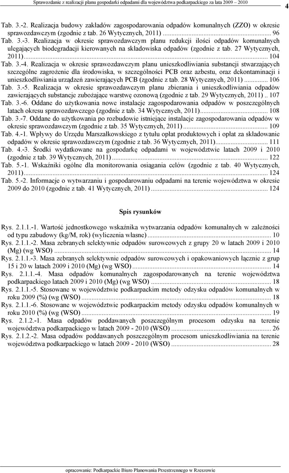 Realizacja w okresie sprawozdawczym planu unieszkodliwiania substancji stwarzających szczególne zagrożenie dla środowiska, w szczególności PCB oraz azbestu, oraz dekontaminacji i unieszkodliwiania