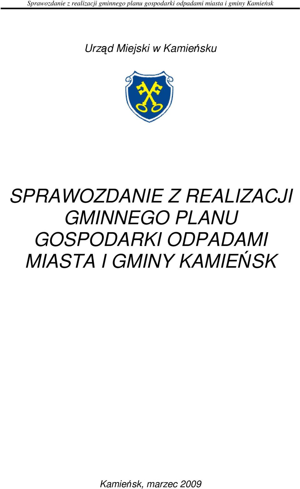 GMINNEGO PLANU GOSPODARKI