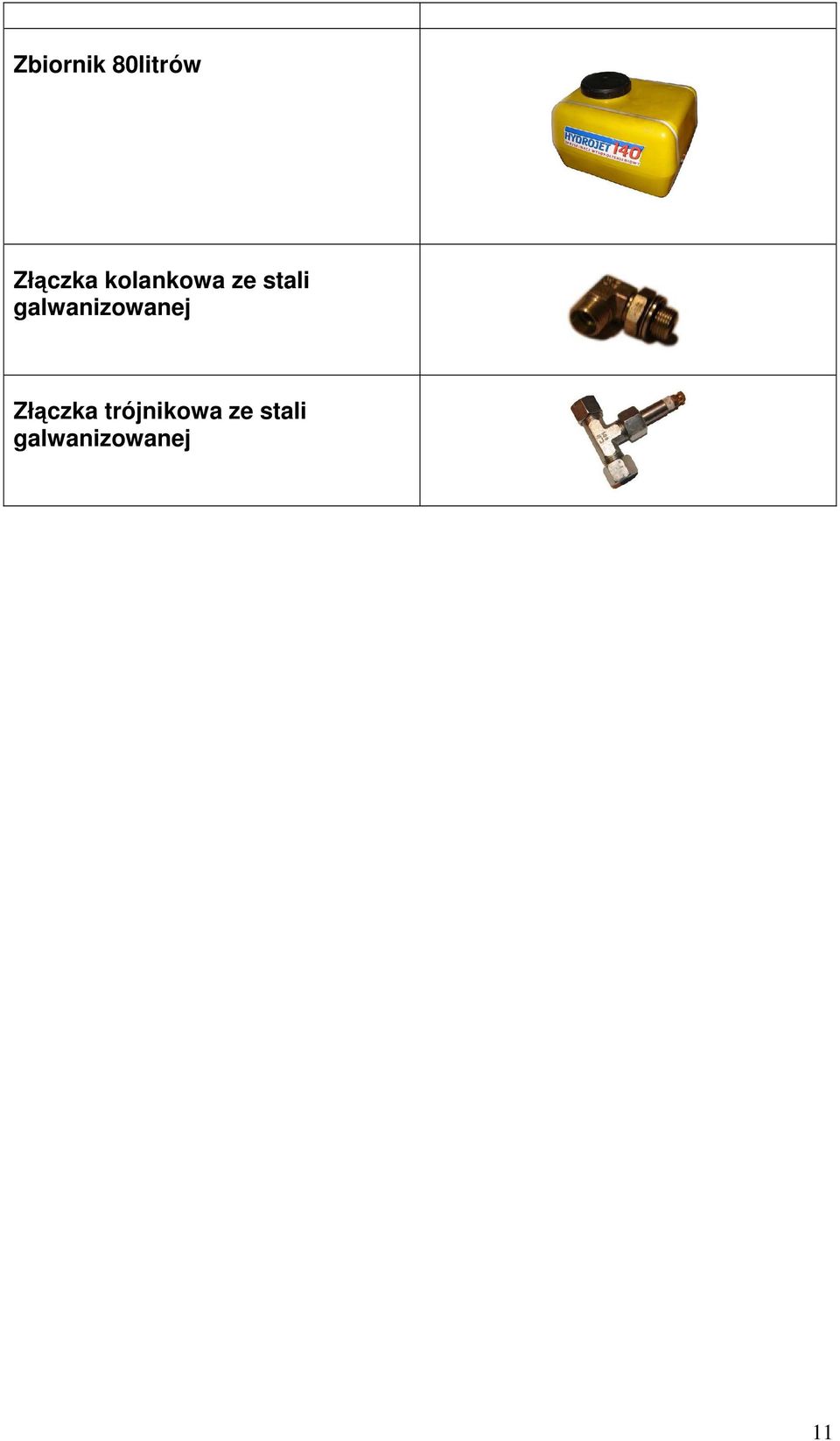 galwanizowanej Złączka