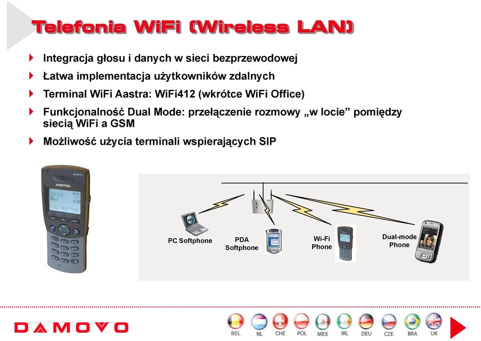 Funkcjonalność Dual Mode: przełączenie rozmowy w locie pomiędzy siecią WiFi a GSM