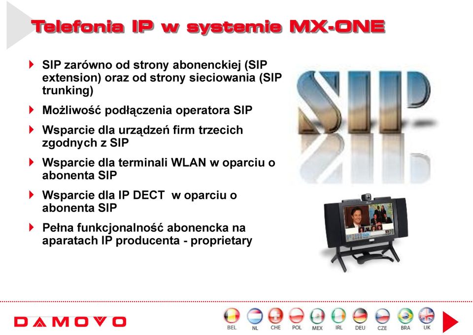 firm trzecich zgodnych z SIP Wsparcie dla terminali WLAN w oparciu o abonenta SIP Wsparcie dla
