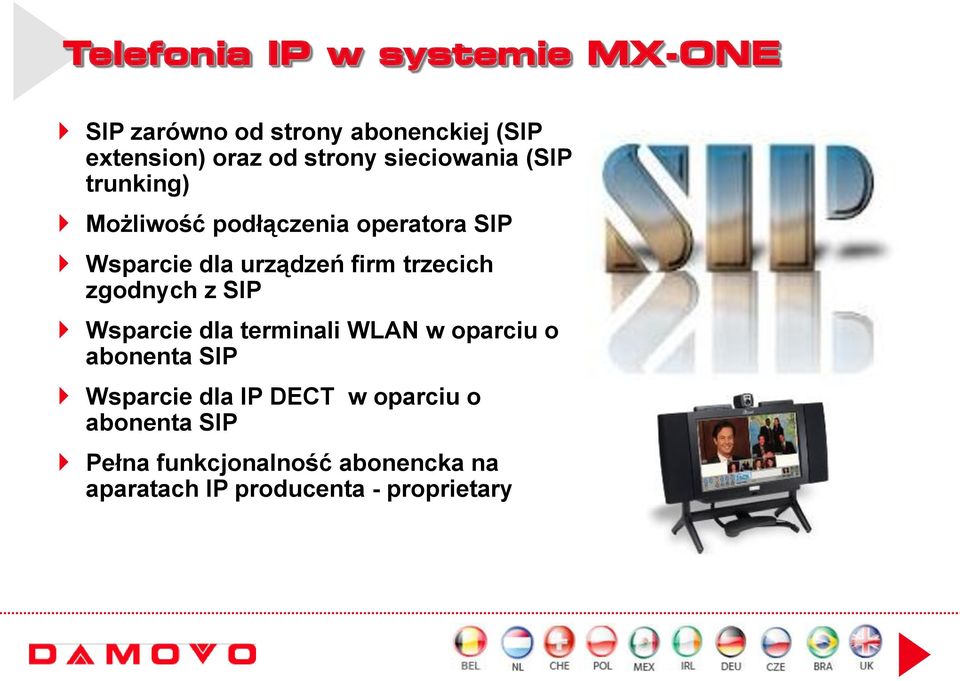 firm trzecich zgodnych z SIP Wsparcie dla terminali WLAN w oparciu o abonenta SIP Wsparcie dla