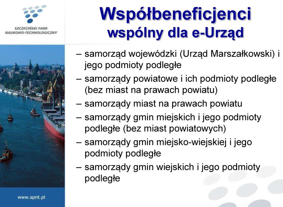 miast na prawach powiatu samorządy gmin miejskich i jego podmioty podległe (bez miast powiatowych)