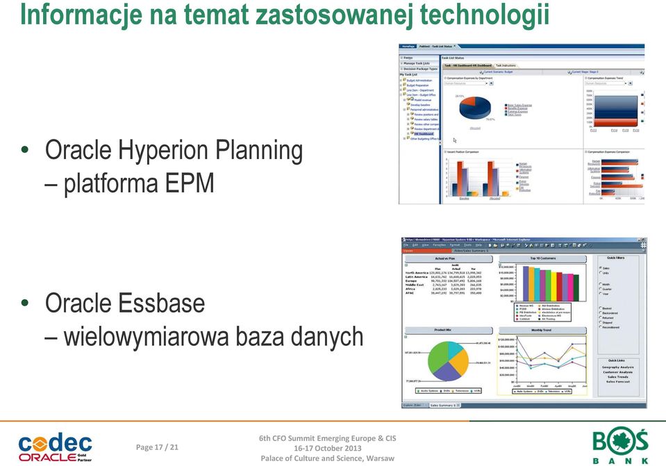 Planning platforma EPM Oracle