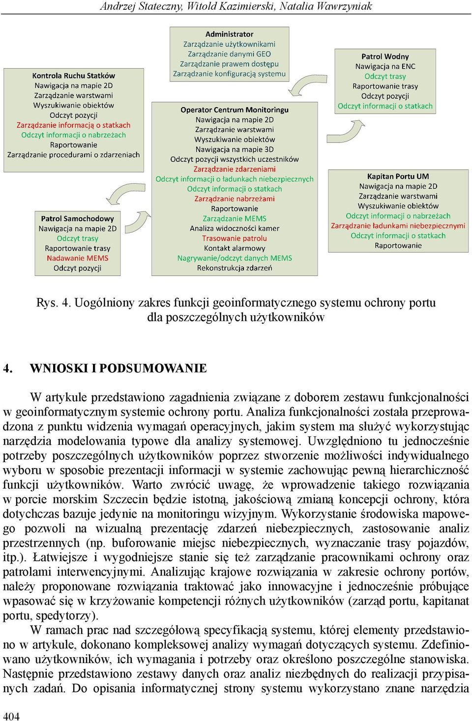 Analiza funkcjonalności została przeprowadzona z punktu widzenia wymagań operacyjnych, jakim system ma służyć wykorzystując narzędzia modelowania typowe dla analizy systemowej.