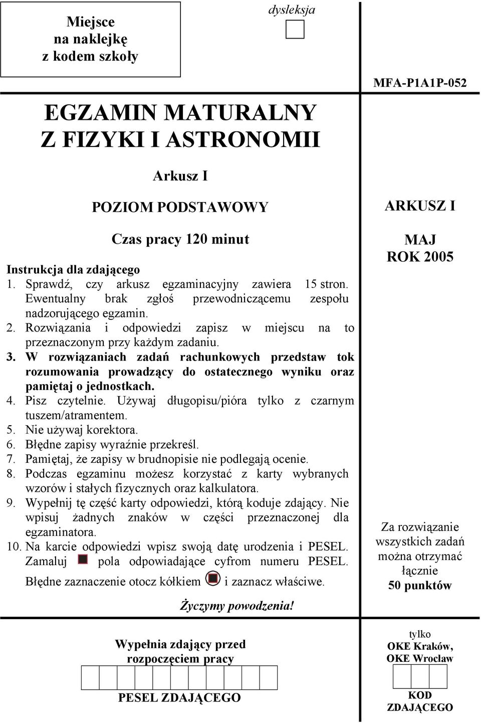 Rozwiązania i odpowiedzi zapisz w miejscu na to przeznaczonym przy każdym zadaniu. 3.