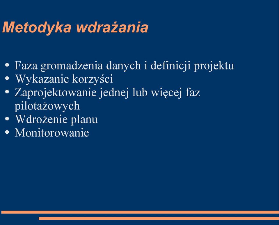 korzyści Zaprojektowanie jednej lub