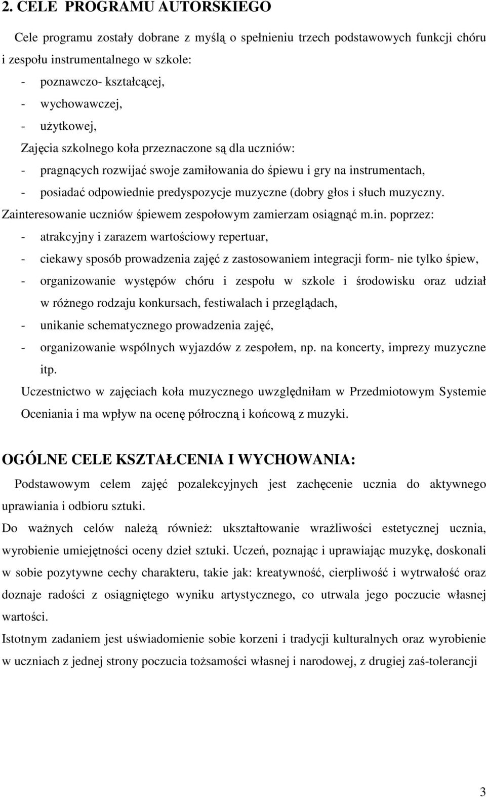 słuch muzyczny. Zaint