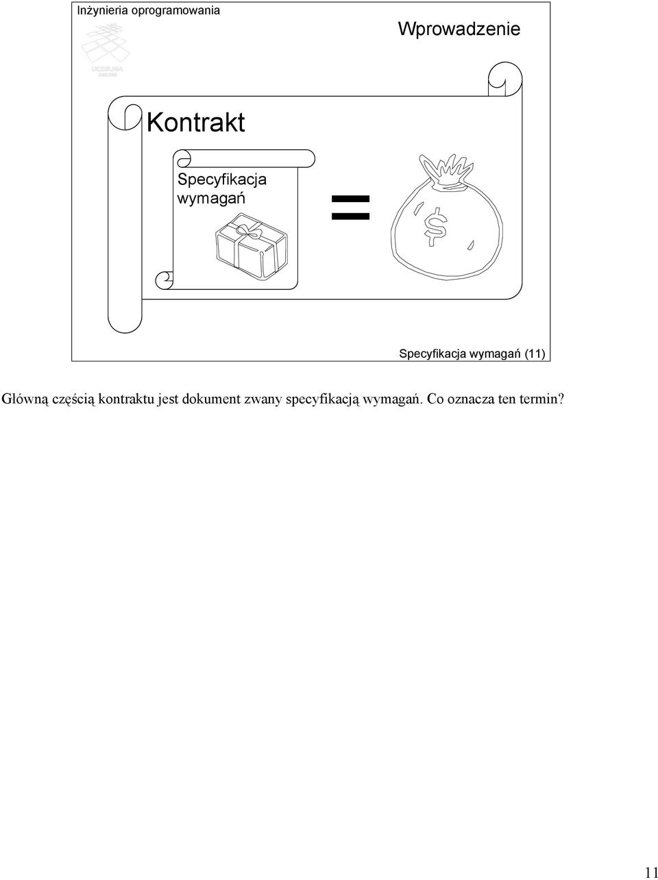 Główną częścią kontraktu jest dokument