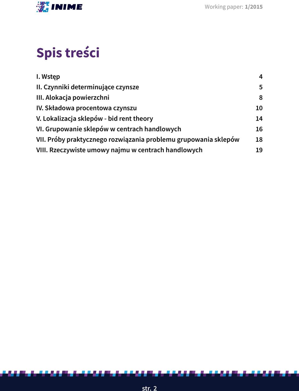 Lokalizacja sklepów - bid rent theory 14 VI.