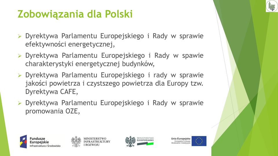 budynków, Dyrektywa Parlamentu Europejskiego i rady w sprawie jakości powietrza i czystszego