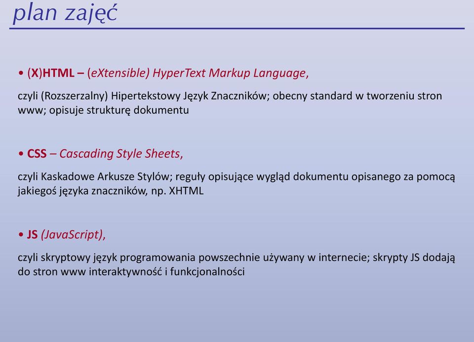 reguły opisujące wygląd dokumentu opisanego za pomocą jakiegoś języka znaczników, np.
