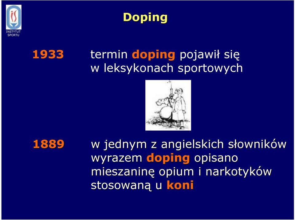 angielskich słowniks owników wyrazem doping