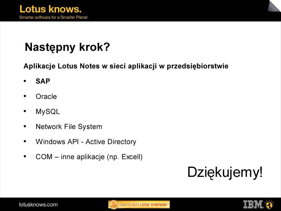 przedsiębiorstwie SAP Oracle MySQL Network