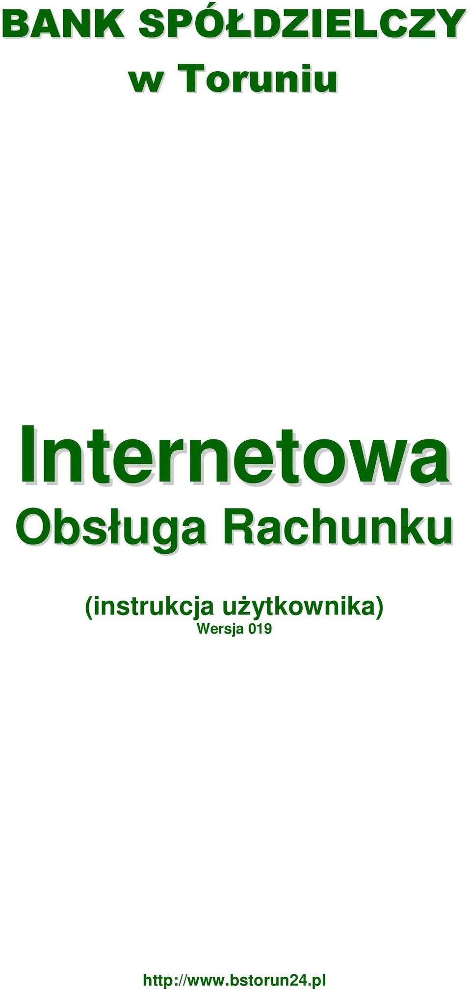 (instrukcja użytkownika)