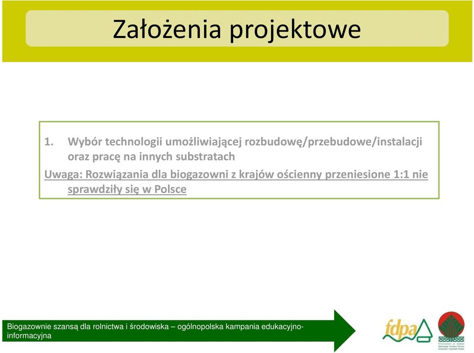 rozbudowę/przebudowe/instalacji oraz pracę na innych