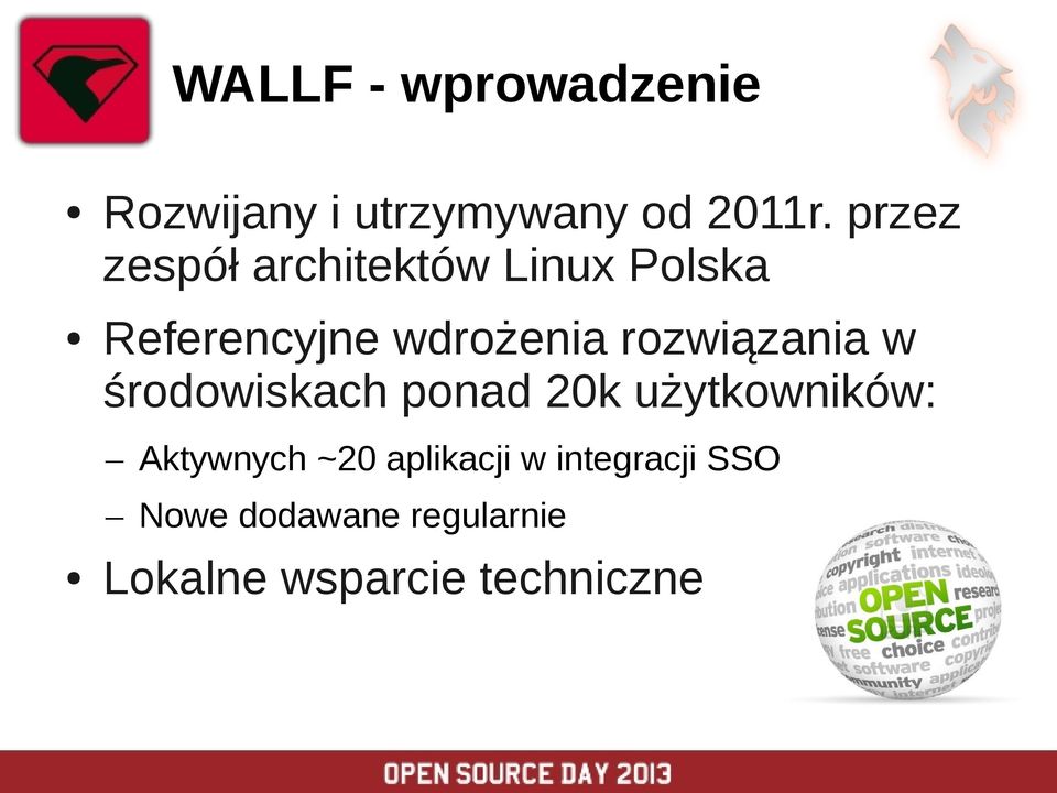 rozwiązania w środowiskach ponad 20k użytkowników: Aktywnych