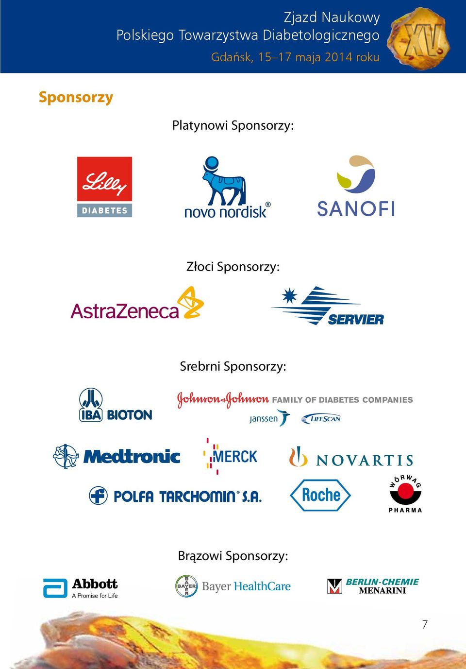 roku Sponsorzy Platynowi Sponsorzy: Złoci