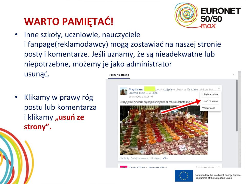 zostawiać na naszej stronie posty i komentarze.