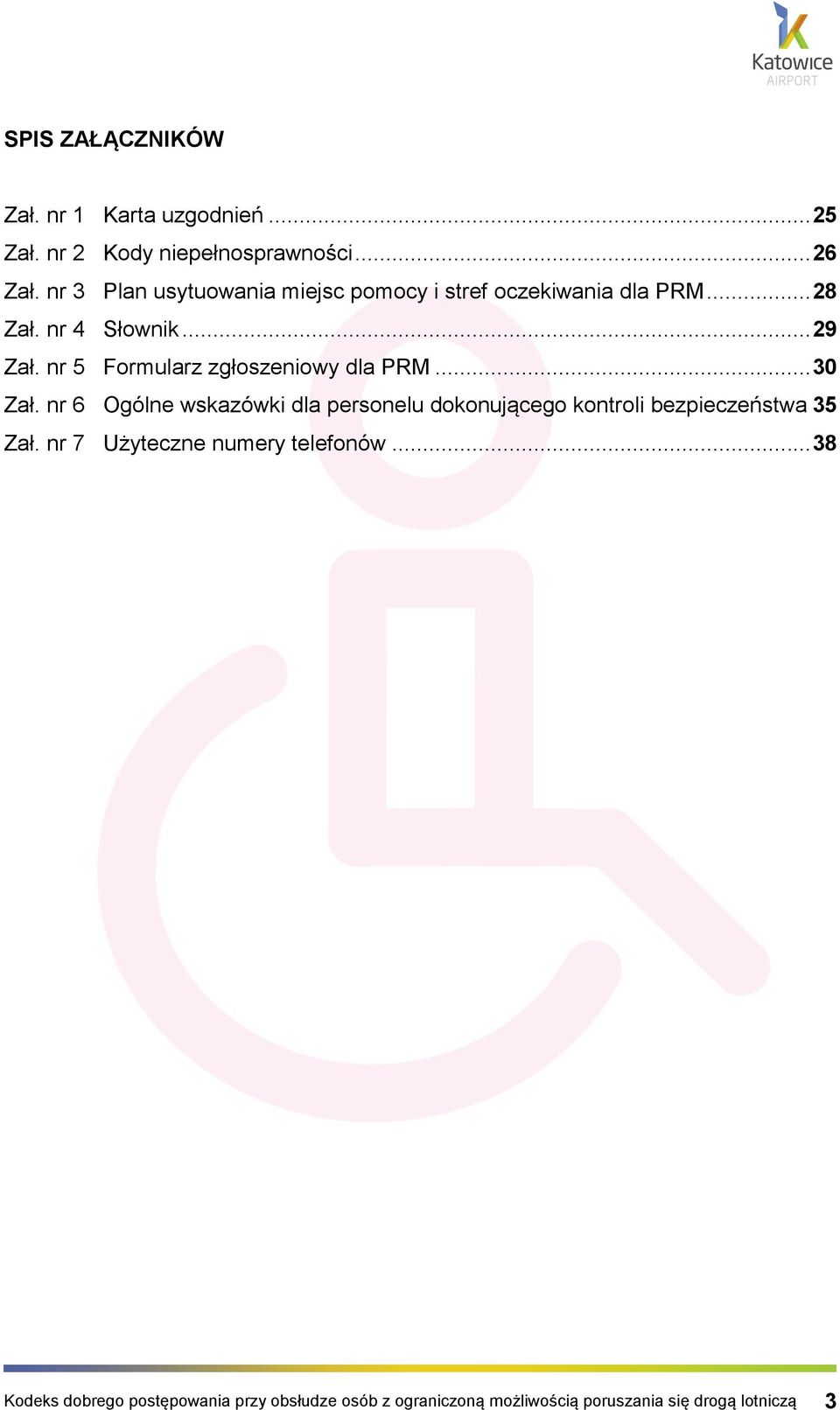 nr 5 Formularz zgłoszeniowy dla PRM... 30 Zał.
