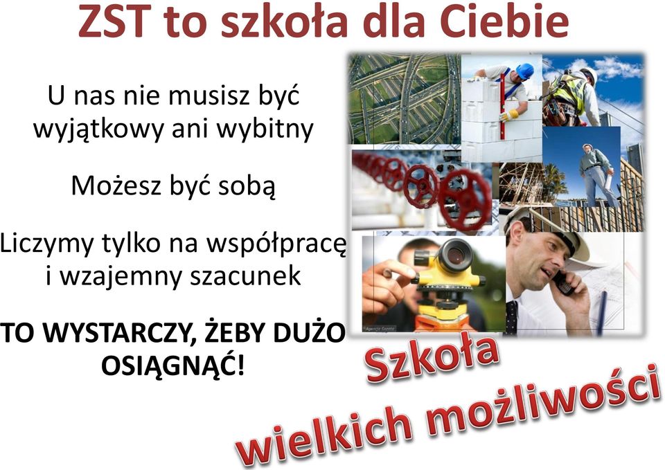 Liczymy tylko na współpracę i wzajemny