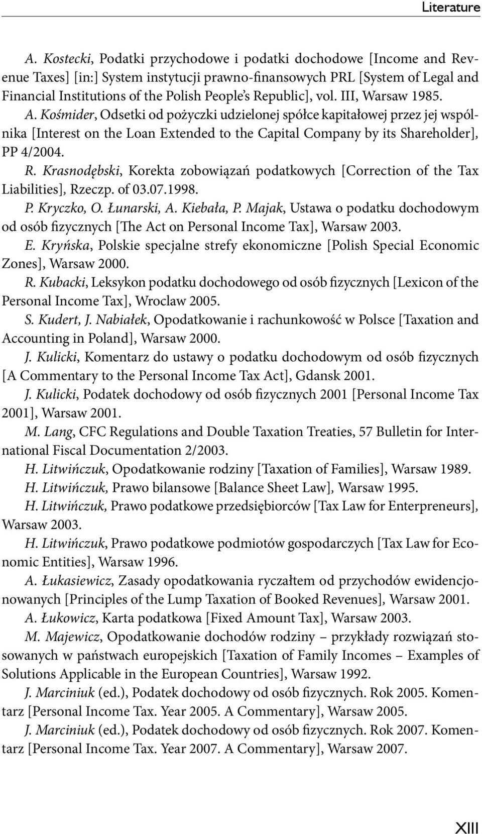Republic], vol. III, Warsaw 1985. A.