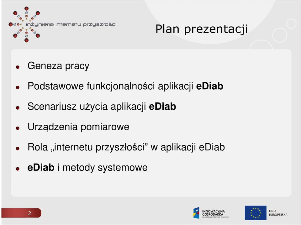 aplikacji ediab Urządzenia pomiarowe Rola