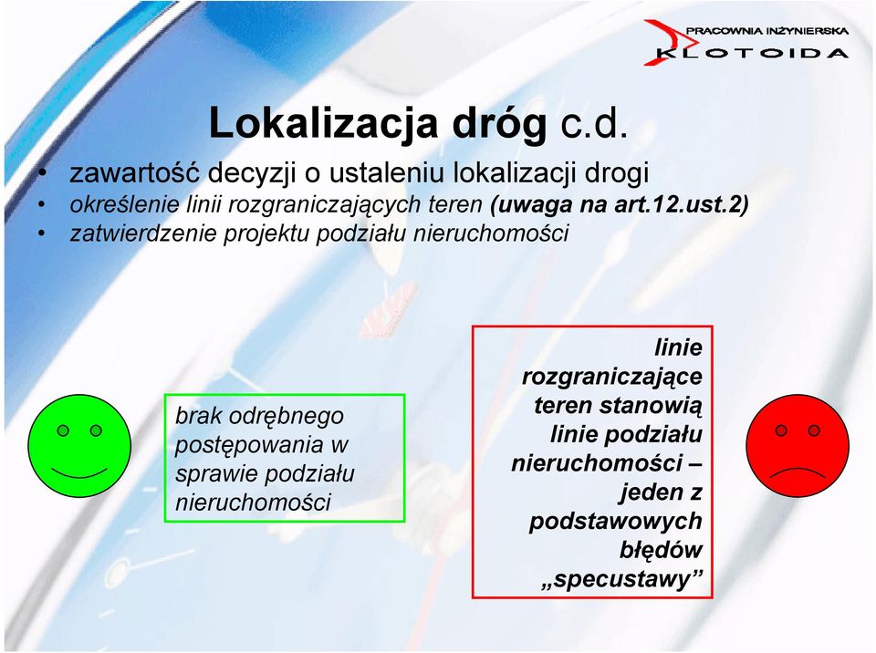 zawartość decyzji o ustaleniu lokalizacji drogi określenie linii rozgraniczających